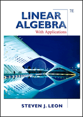 Cover of "Linear Algebra with Applications" by Leon